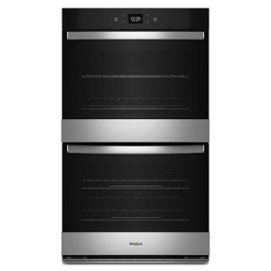 Whirlpool - 30" Smart Built-In Electric Convection Double Wall Oven with Air Fry - Stainless Steel