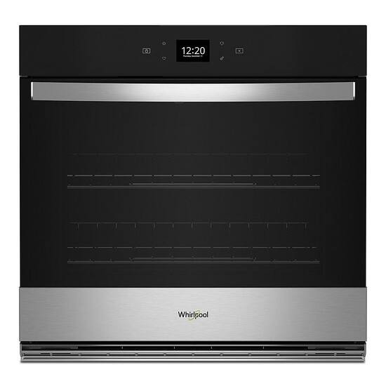 Whirlpool black online stainless oven