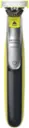 Left. Philips Norelco - OneBlade 360 Face + Body - Hybrid Electric Trimmer and Shaver - Black And Green.