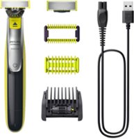 Philips Norelco - OneBlade 360 Face + Body, Hybrid Electric Trimmer and Shaver, QP2834/70 - Black, Green, Silver - Angle_Zoom