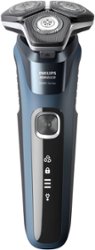 Philips Norelco Shaver 5400, Rechargeable Wet & Dry Shaver with Pop-Up Trimmer, S5880/81 - Blue - Angle_Zoom