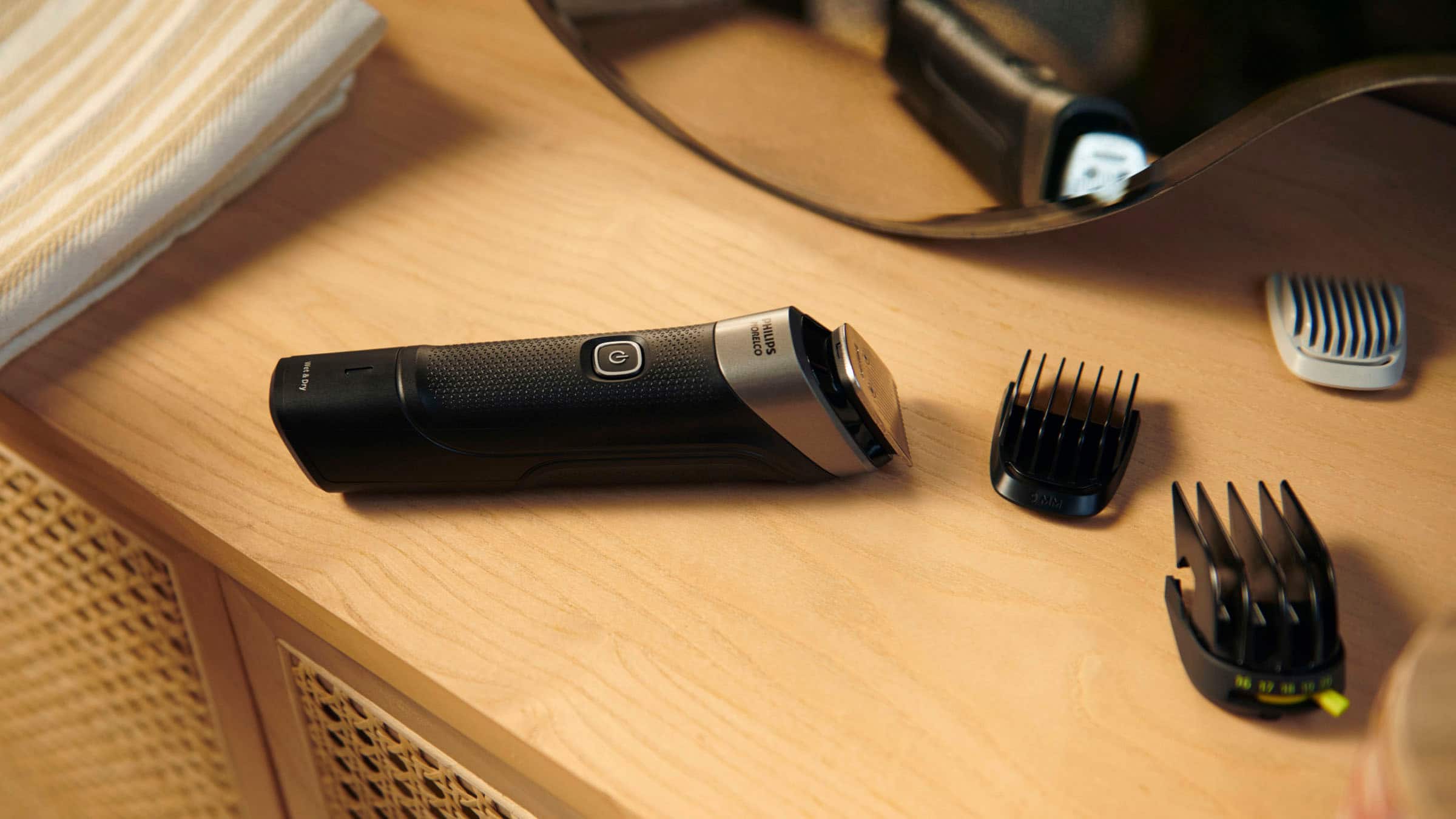 Alt View 19. Philips Norelco - Multigroom Series 5000 18 Piece Men's Grooming Kit - Silver.