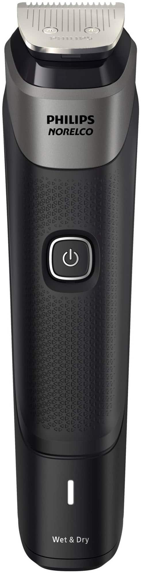 Alt View 27. Philips Norelco - Multigroom Series 5000 18 Piece Men's Grooming Kit - Silver.