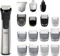 Angle. Philips Norelco - Multigroom Series 7000, Mens Grooming Kit with Trimmer - Silver.