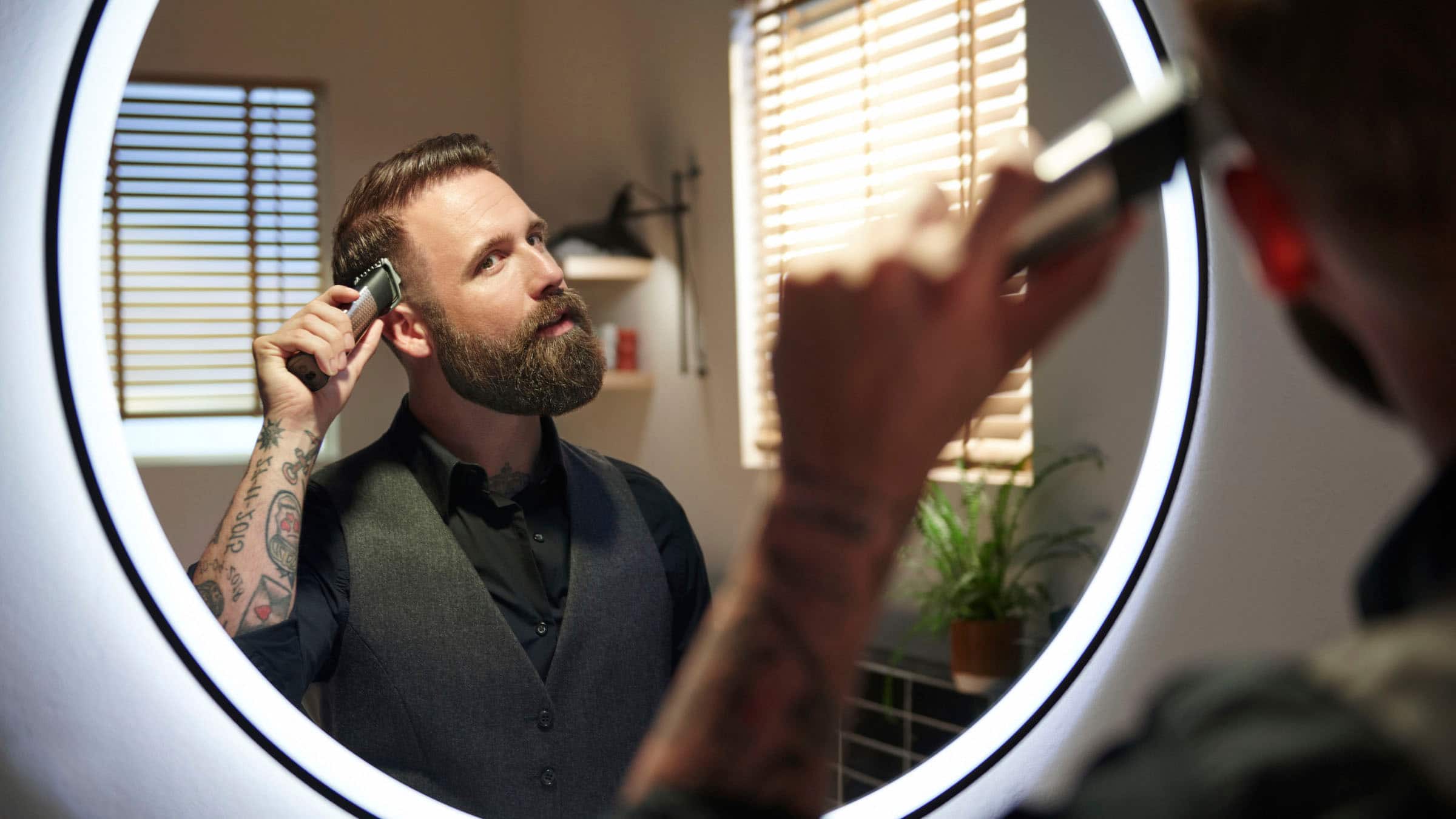 Alt View 18. Philips Norelco - Multigroom Series 7000, Mens Grooming Kit with Trimmer - Silver.