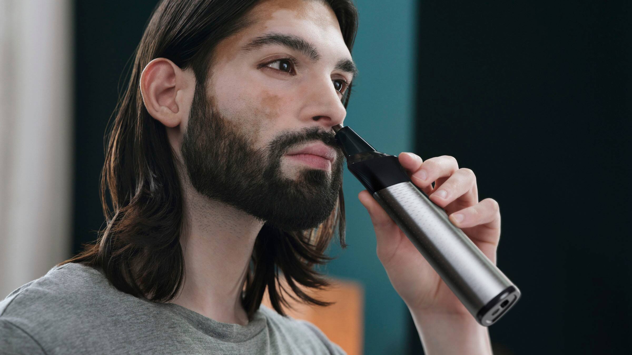 Alt View 19. Philips Norelco - Multigroom Series 7000, Mens Grooming Kit with Trimmer - Silver.