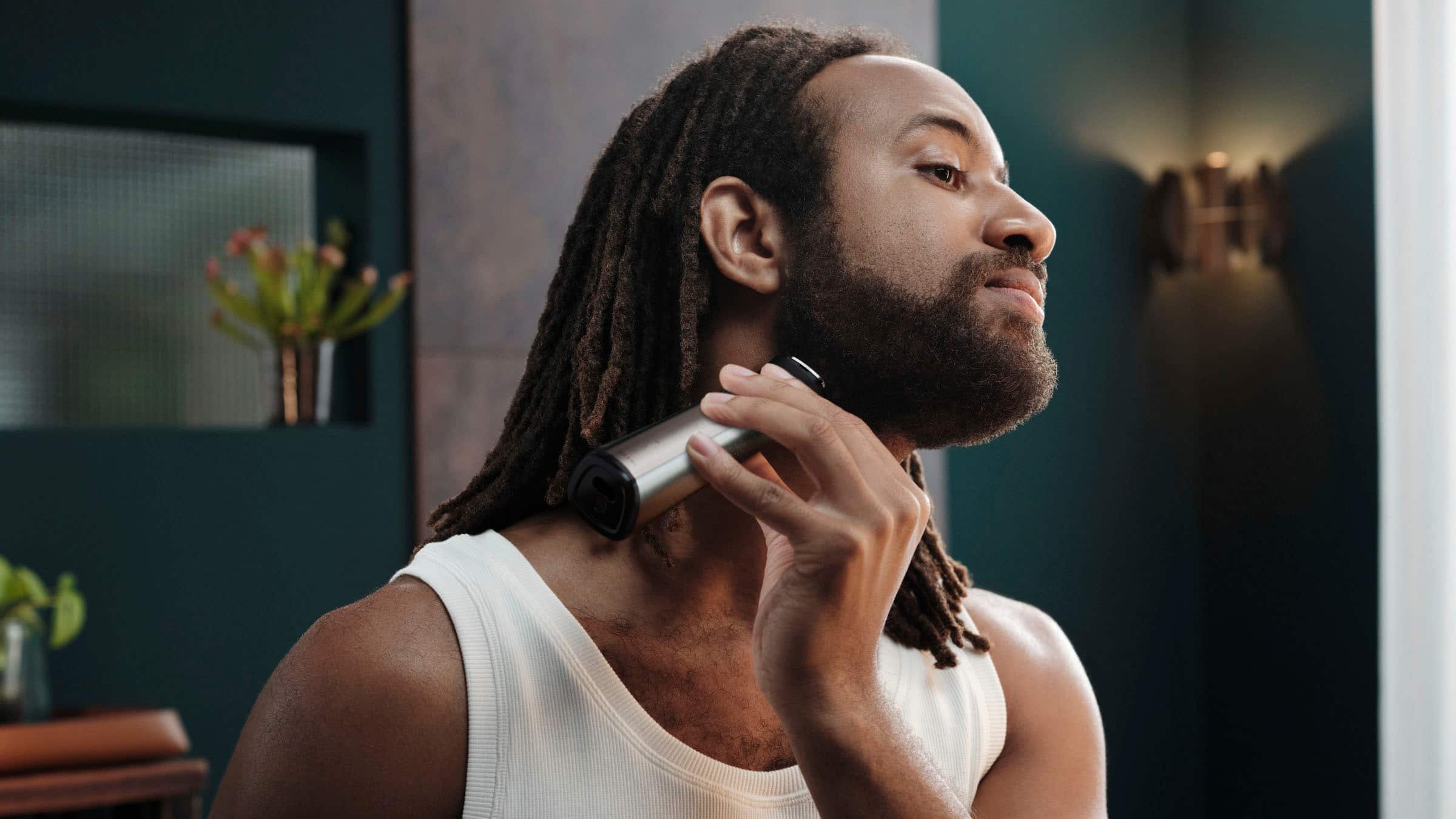 Alt View 20. Philips Norelco - Multigroom Series 7000, Mens Grooming Kit with Trimmer - Silver.