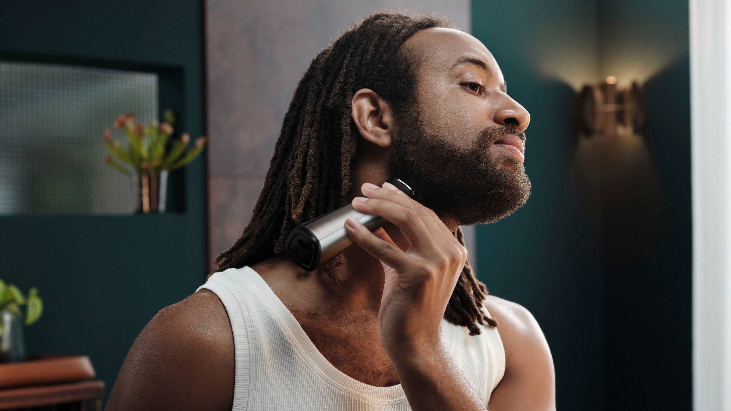 Alt View 20. Philips Norelco - Multigroom Series 7000, Mens Grooming Kit with Trimmer - Silver.