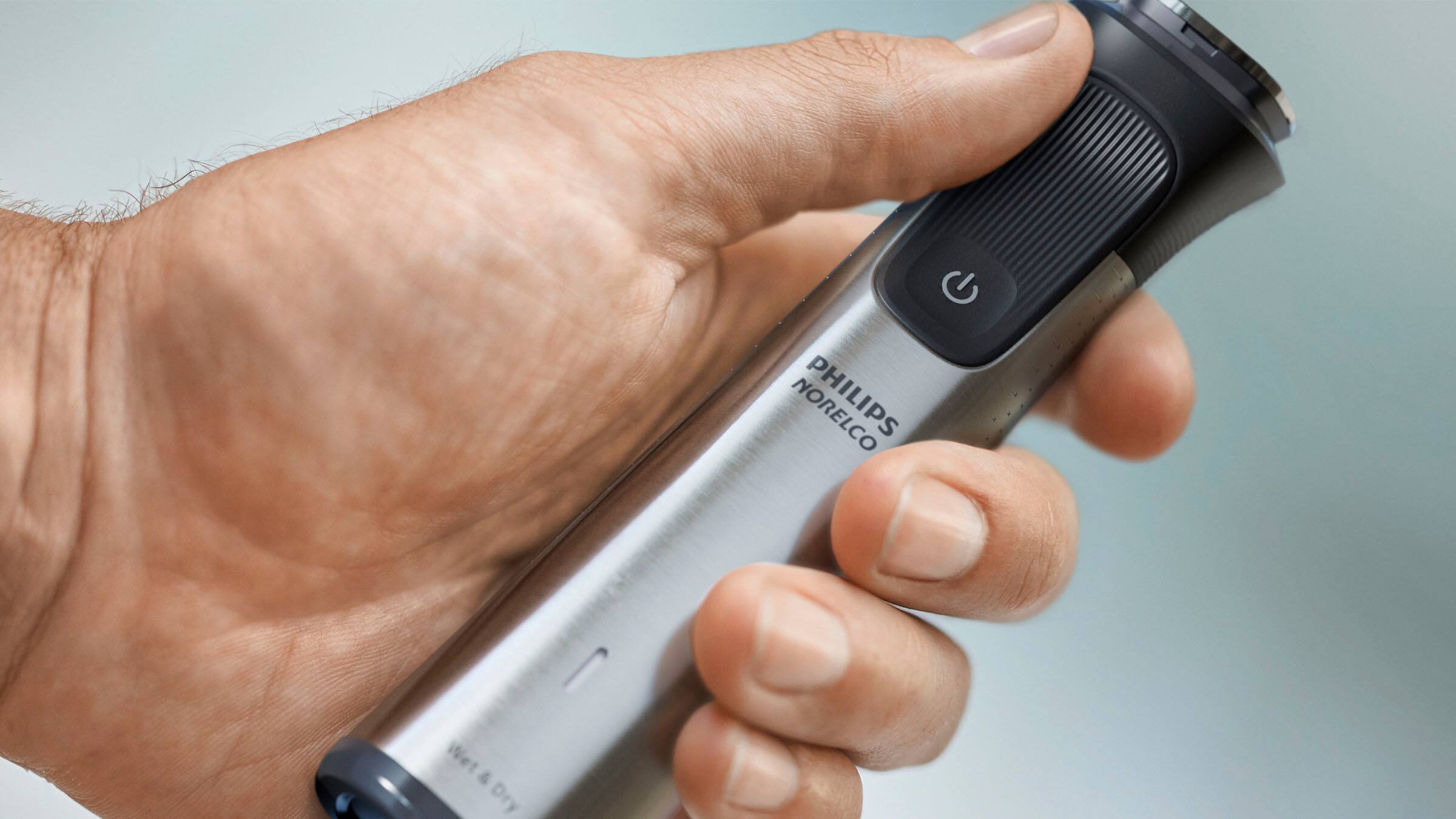 Alt View 29. Philips Norelco - Multigroom Series 7000, Mens Grooming Kit with Trimmer - Silver.