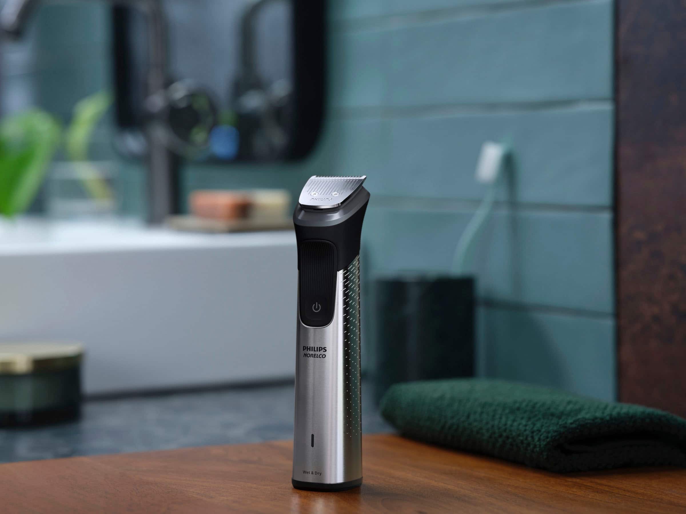 Alt View 30. Philips Norelco - Multigroom Series 7000, Mens Grooming Kit with Trimmer - Silver.