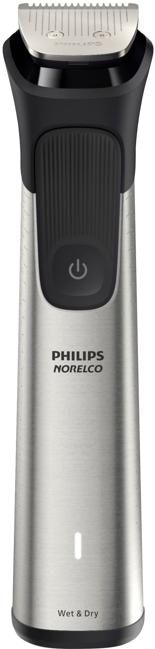 Left View: Philips Norelco - Multigroom Series 7000, Mens Grooming Kit with Trimmer - Silver