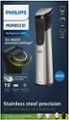 Alt View 11. Philips Norelco - Multigroom Series 7000, Mens Grooming Kit with Trimmer - Silver.