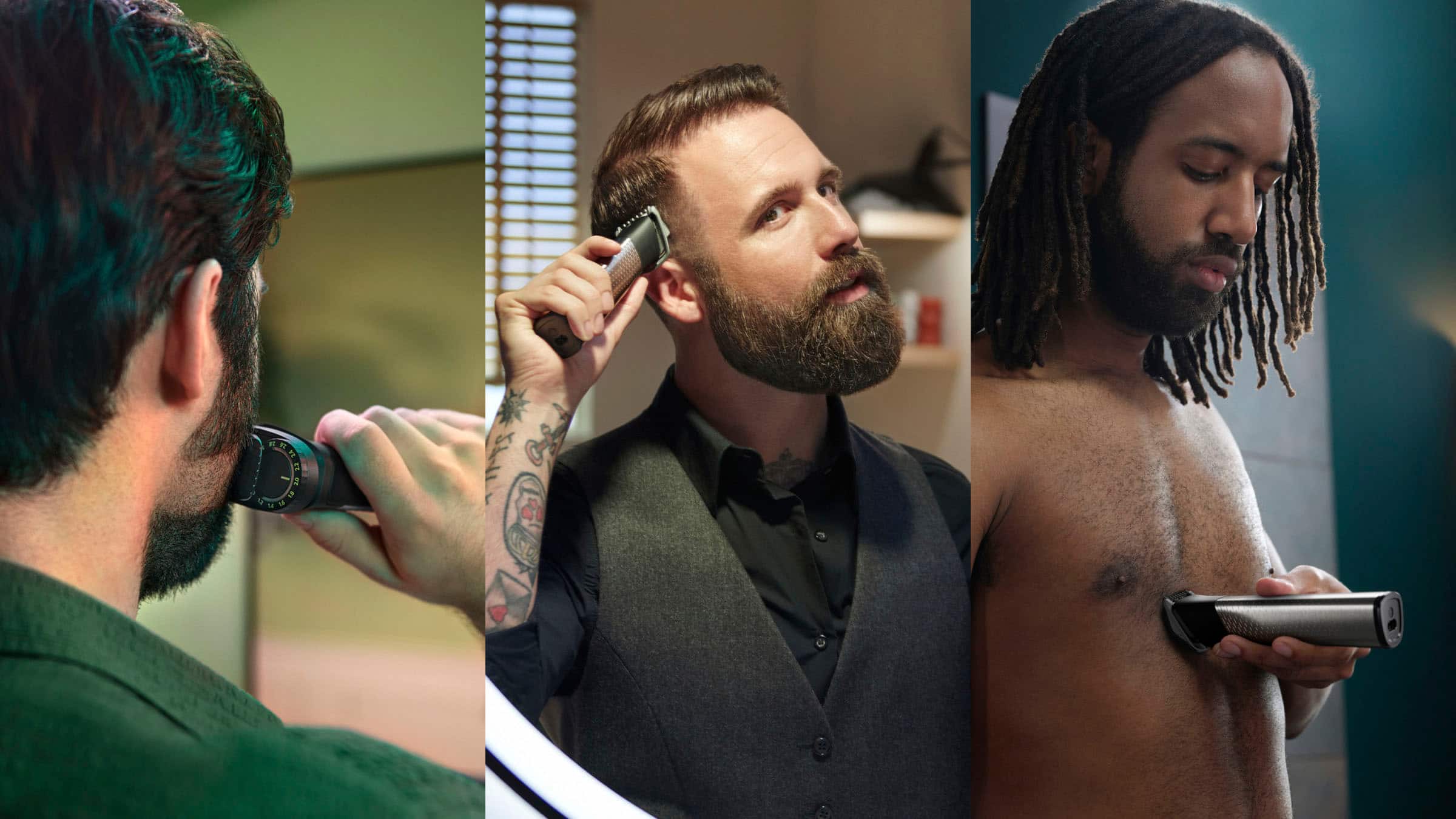 Alt View 13. Philips Norelco - Multigroom Series 7000, Mens Grooming Kit with Trimmer - Silver.