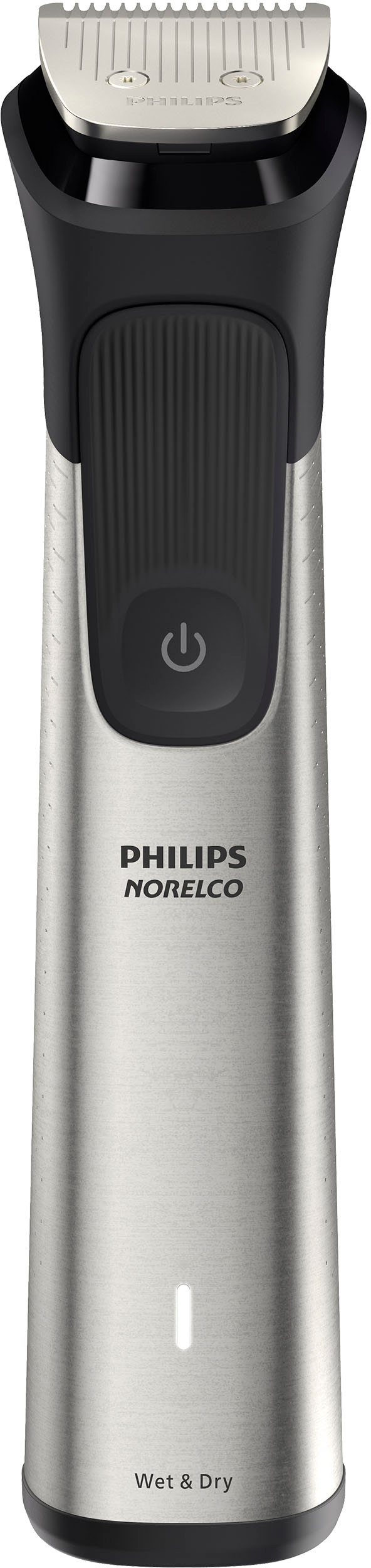 Left View: Philips Norelco - Multigroom Series 9000 - 21 Piece Men's Grooming Kit - Silver