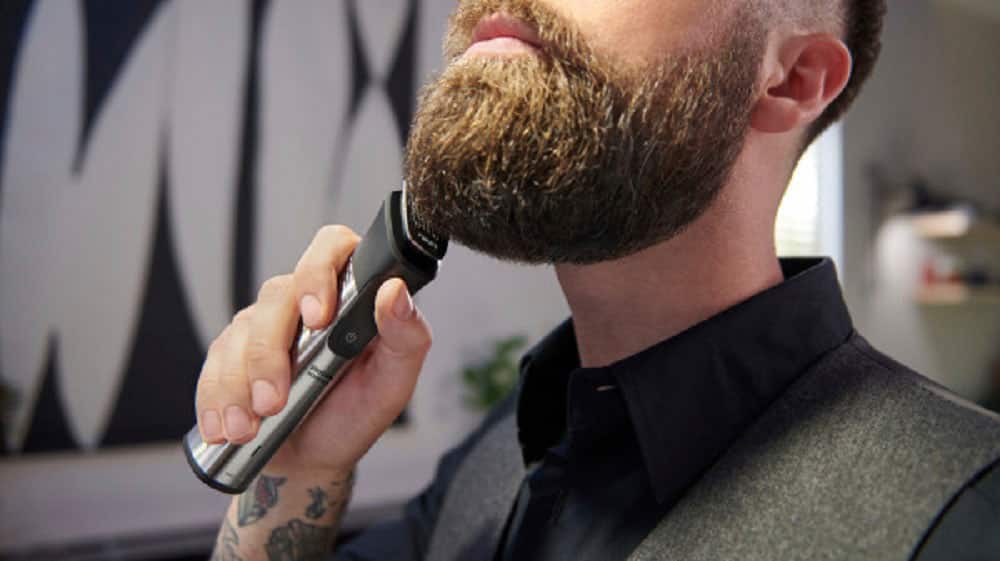 Alt View 14. Philips Norelco - Multigroom Series 9000 - 21 Piece Men's Grooming Kit - Silver.