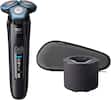 Angle. Philips Norelco - Shaver 7600, Rechargeable Wet & Dry Electric Shaver with SenseIQ Technology - Black.