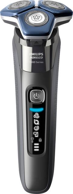 Philips Norelco Shaver 7200 Rechargeable Wet Dry Electric Shaver with SenseIQ Technology and Pop up Trimmer Black S7887 82 Best Buy