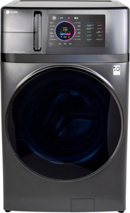 GE Profile - 4.8 cu. ft. UltraFast Combo Washer & Electric Dryer with Ventless Heat Pump Technology - Carbon Graphite