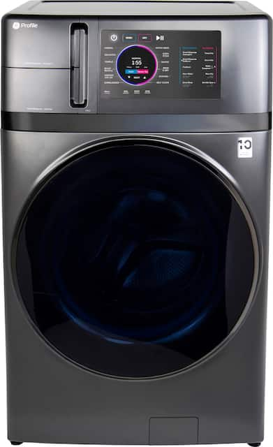 Front. GE Profile - 4.8 cu. ft. UltraFast Combo Washer & Dryer with Ventless Heat Pump Technology - Carbon Graphite.