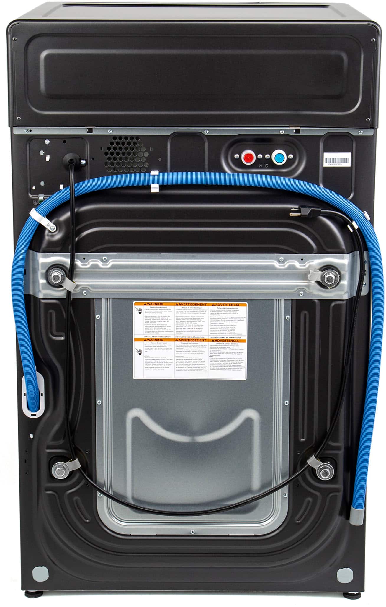 Alt View 13. GE Profile - 4.8 cu. ft. UltraFast Combo Washer & Dryer with Ventless Heat Pump Technology - Carbon Graphite.