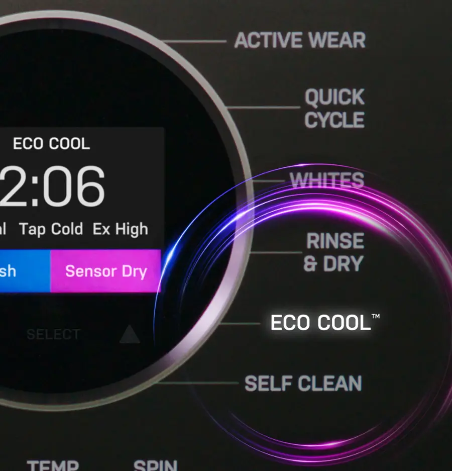 Alt View 27. GE Profile - 4.8 cu. ft. UltraFast Combo Washer & Dryer with Ventless Heat Pump Technology - Carbon Graphite.