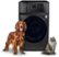 Alt View 20. GE Profile - 4.8 cu. ft. UltraFast Combo Washer & Dryer with Ventless Heat Pump Technology - Carbon Graphite.