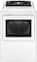 GE - 7.4 Cu. Ft. Gas Dryer with Sensor Dry - White with Matte Black
