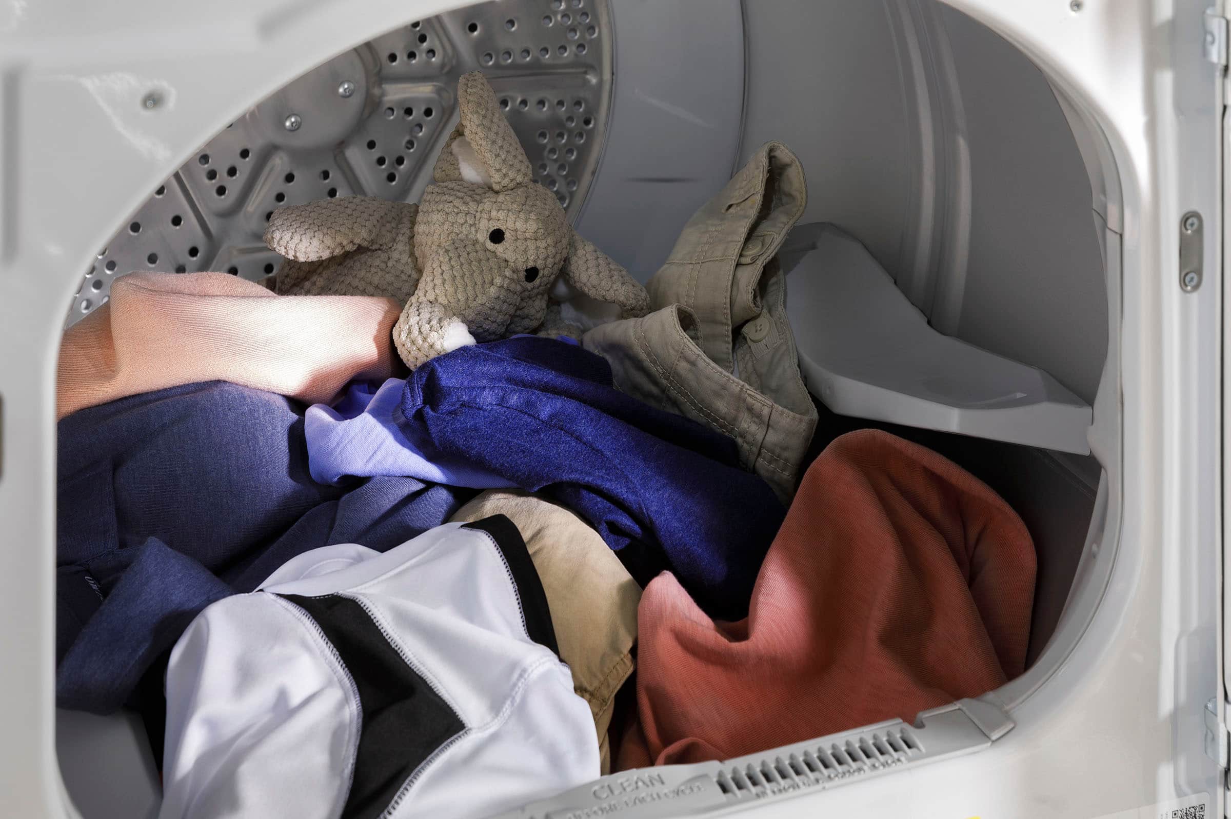 Alt View 16. GE - 7.4 cu. ft. Top Load Gas Dryer with Sensor Dry - White with Matte Black.