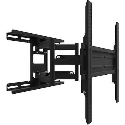 Alt View 11. Kanto - Full Motion Security TV Wall Mount for Most 37" to 65" TVs - Extends 17.6" - Black.