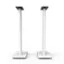 Alt View 11. Kanto - 32" Tall Bookshelf Speaker Floor Stands (Pair) - White.