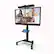 Alt View 13. Kanto - Rolling AV Cart Compatible with All-in-One Video Conferencing Systems for Most 37" to 77" TVs - Black.