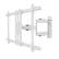 Alt View 13. Kanto - Full Motion TV Wall Mount for Most 37" to 60" TVs - White.