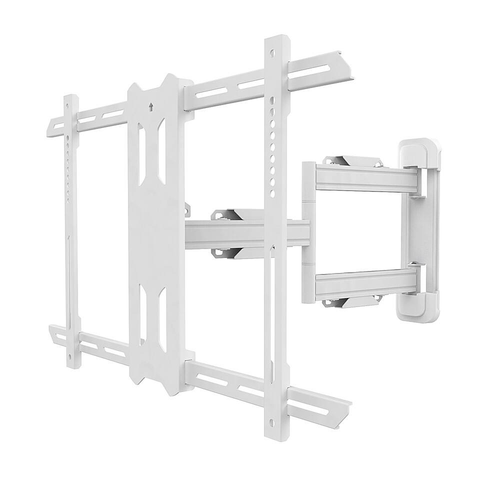 Alt View 13. Kanto - Full Motion TV Wall Mount for Most 37" to 60" TVs - White.
