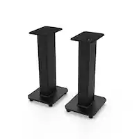 Kanto - 22" Tall Fillable Bookshelf Speaker Floor Stands (Pair) - Black - Left_Zoom