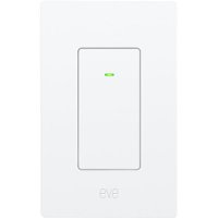 Eve Light Switch - Connected Wall Switch with Apple HomeKit Technology - White - Front_Zoom