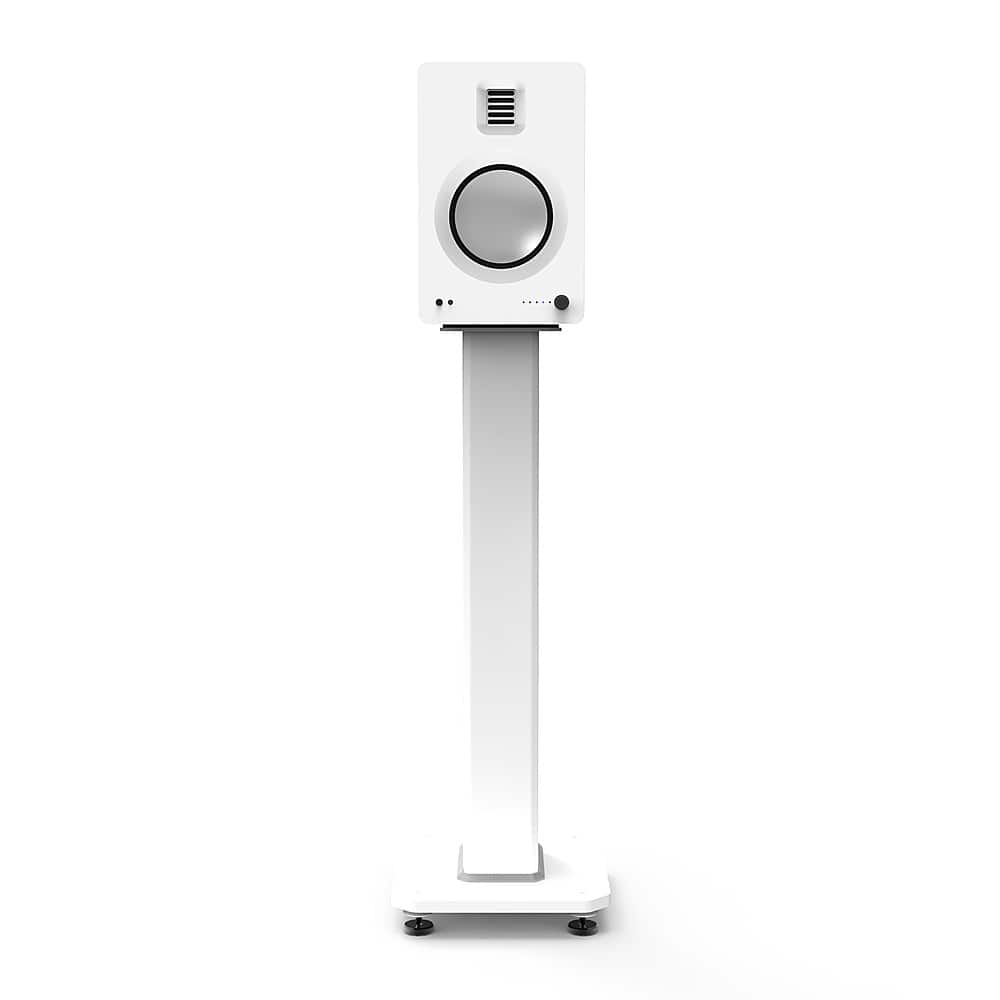 Alt View 15. Kanto - 26" Tall Fillable Bookshelf Speaker Floor Stands (Pair) - White.