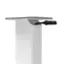 Alt View 11. Kanto - 26" Tall Fillable Bookshelf Speaker Floor Stands (Pair) - White.