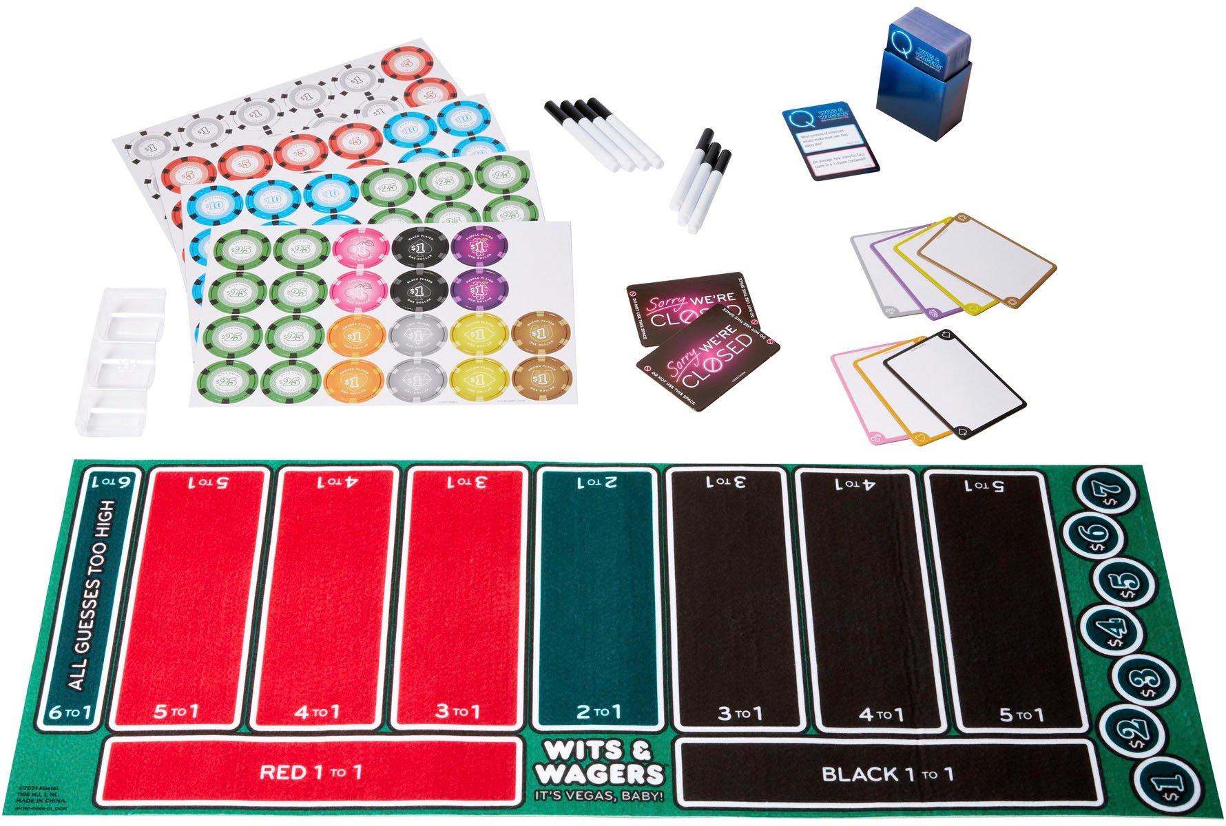 Left View: Mattel - Wits & Wagers Vegas Edition