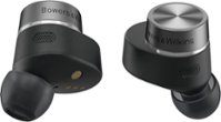 Bowers & Wilkins - Pi7 S2 True Wireless Noise Cancelling In-Ear Earbuds - Satin Black - Front_Zoom