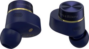 Bowers & Wilkins - Pi7 S2 True Wireless Earphones with ANC, Dual Hybrid Drivers, Qualcomm aptX Technology, Compatible with Android/iOS - Midnight Blue - Front_Zoom