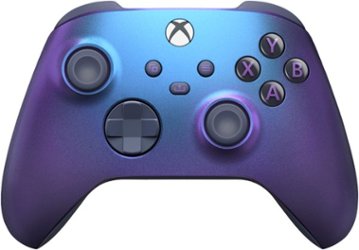 Microsoft - Xbox Wireless Controller for Xbox Series X, Xbox Series S, Xbox One, Windows Devices - Stellar Shift Special Edition - Front_Zoom