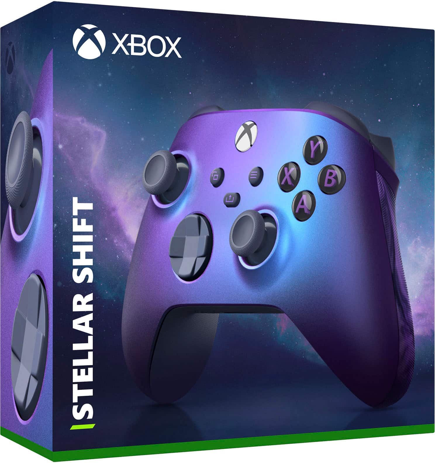 Alt View 15. Microsoft - Xbox Wireless Controller for Xbox Series X, Xbox Series S, Xbox One, Windows Devices - Stellar Shift Special Edition.