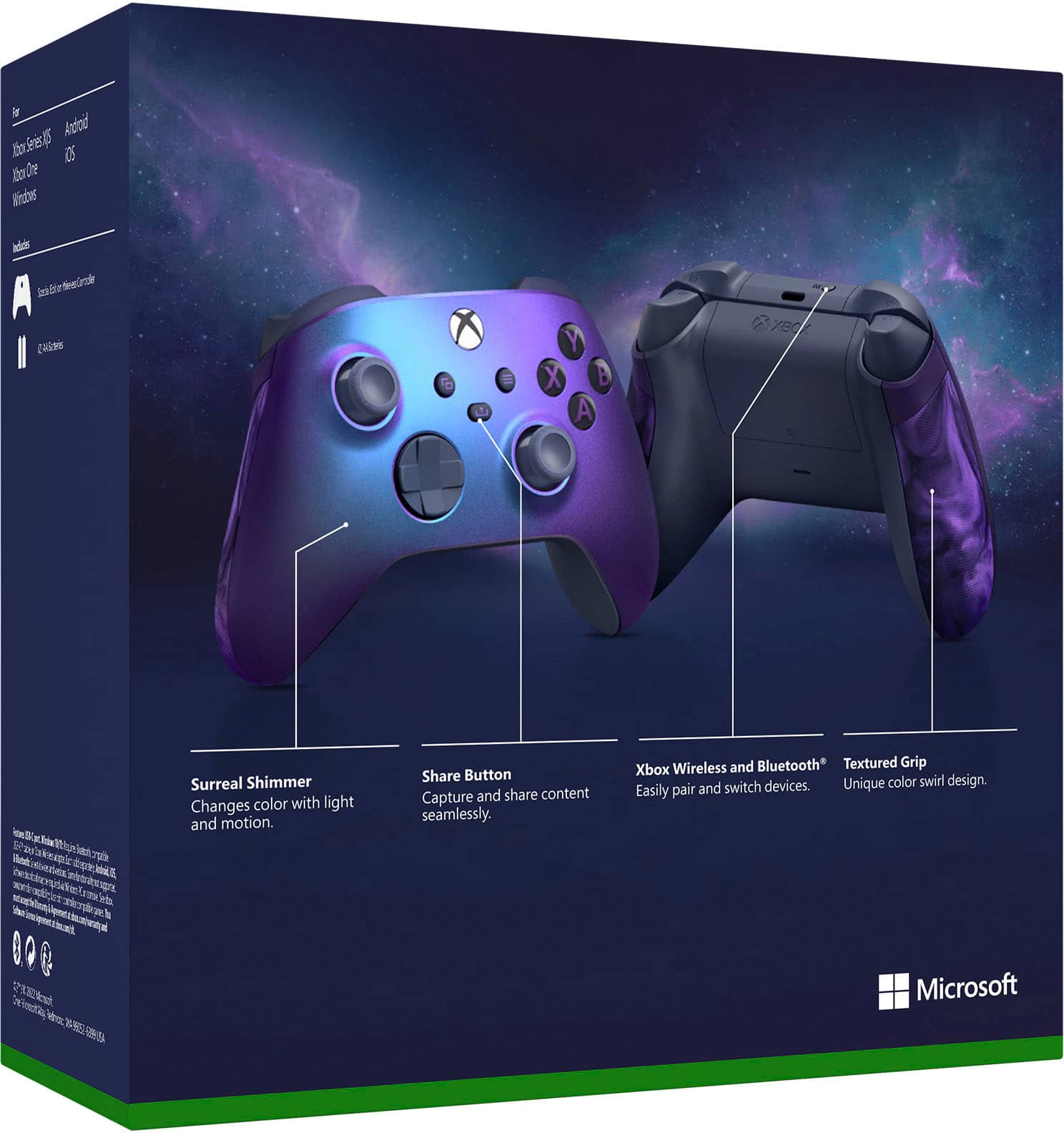 OFFICIAL HOGWARTS LEGACY - WIRELESS SWITCH CONTROLLER - DARK BLUE