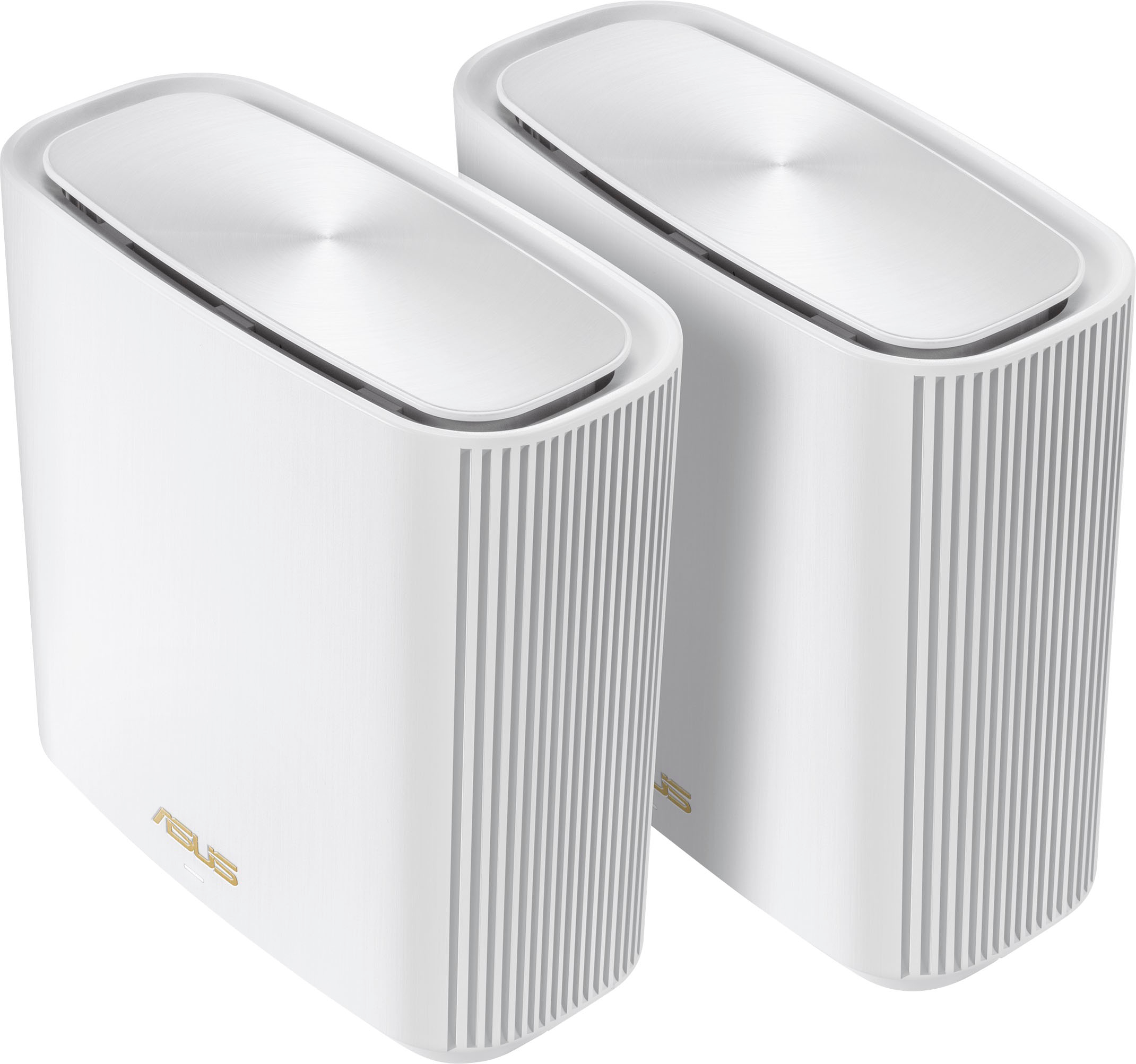 Angle View: ASUS - ZenWifi AX3000 Dual-Band Mesh Wi-Fi System (3-pack) - White