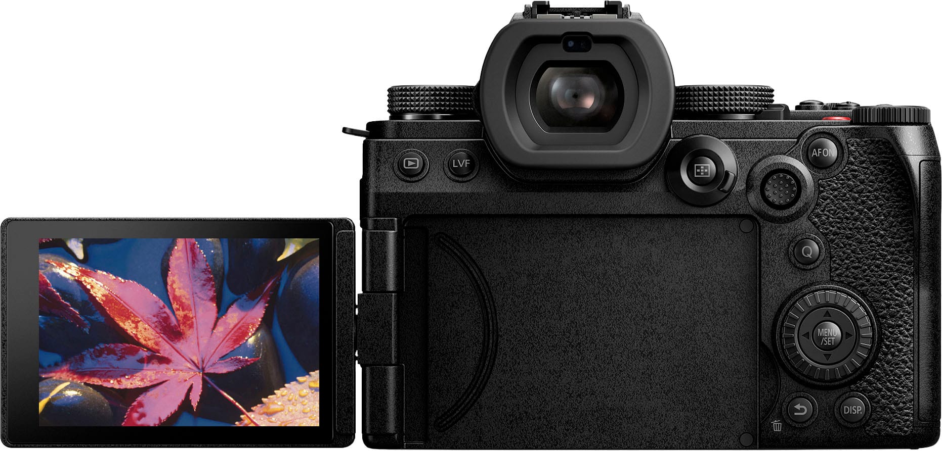 Left View: Sony Alpha α6100 24.2 Megapixel Mirrorless Camera Body Only, Black