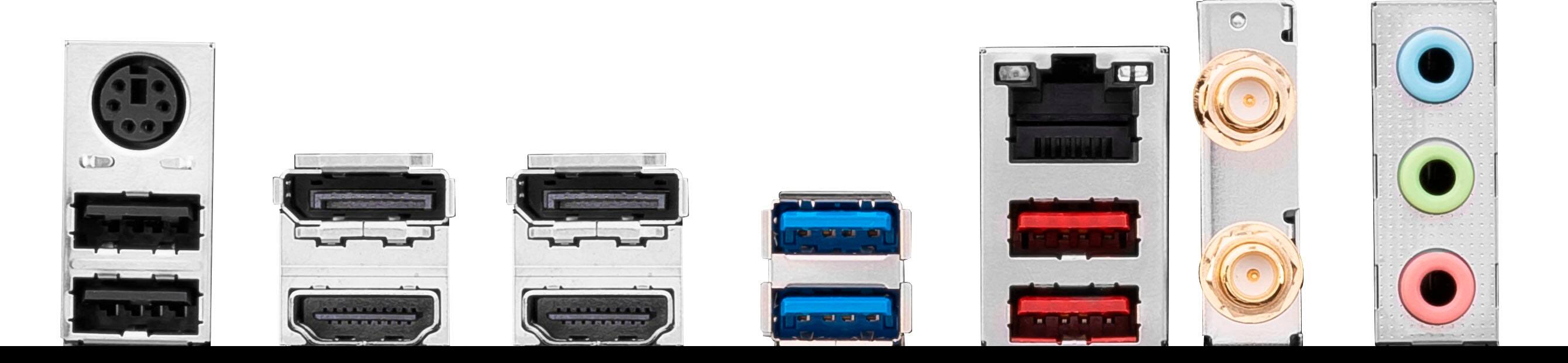 Alt View 14. MSI - PRO B760M-A WIFI DDR4 (Socket LGA 1700) Intel B760 ATX DDR4 Wi-Fi 6E Motherboard - Black.