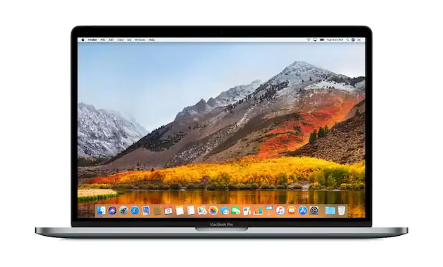 Front. Apple - Geek Squad Certified Refurbished MacBook Pro® - 15.4" Display - Intel Core i7 - 16 GB Memory - 1TB Solid State Drive.