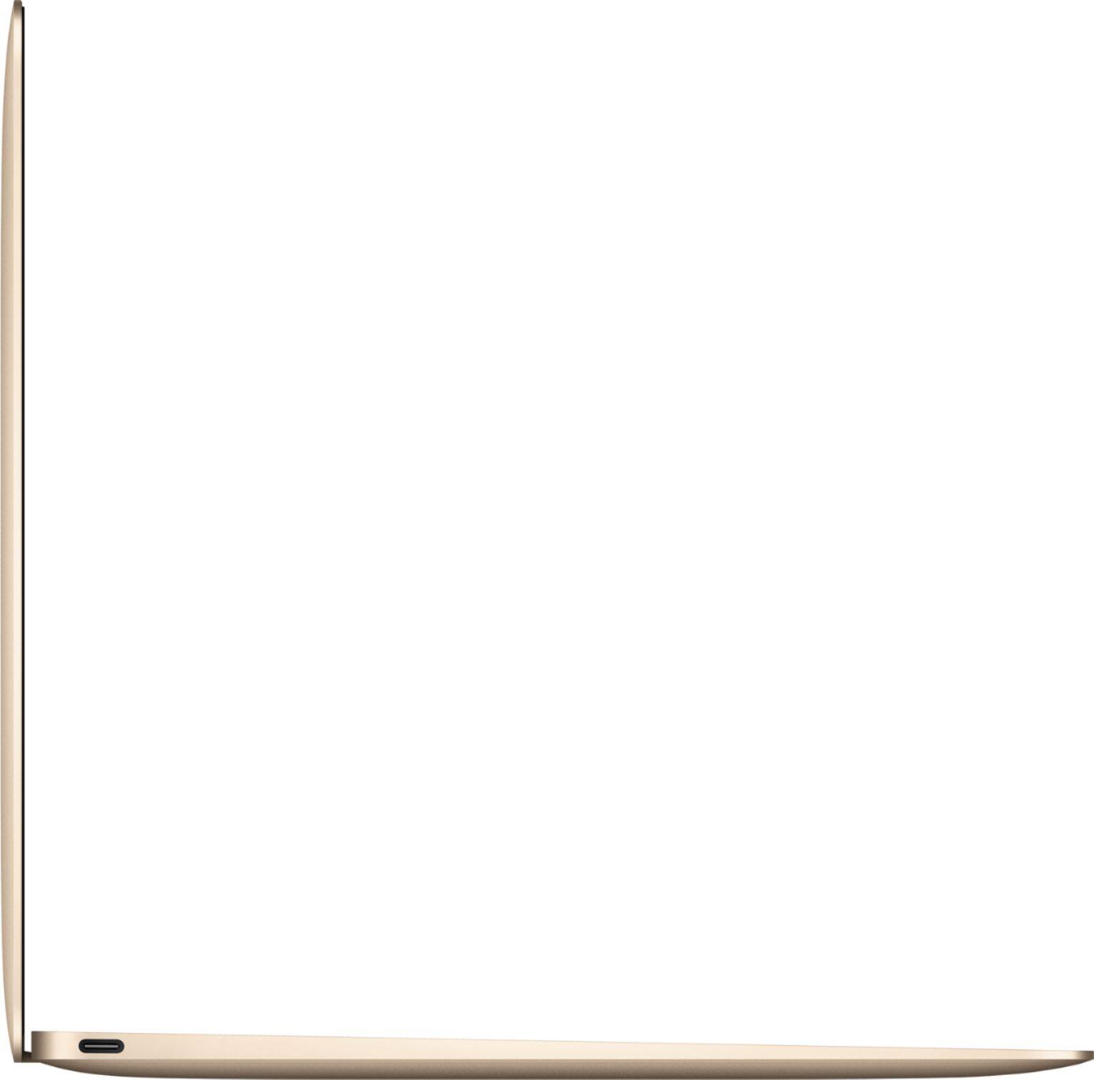 Alt View 10. Apple - Geek Squad Certified Refurbished Macbook® - 12" Display - Intel Core M3 - 8GB Memory - 256GB Flash Storage - Gold.