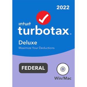 TurboTax - Deluxe 2022 Federal Only + E-file - Windows, Mac OS