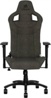 CORSAIR - T3 RUSH Fabric Gaming Chair - Charcoal - Front_Zoom